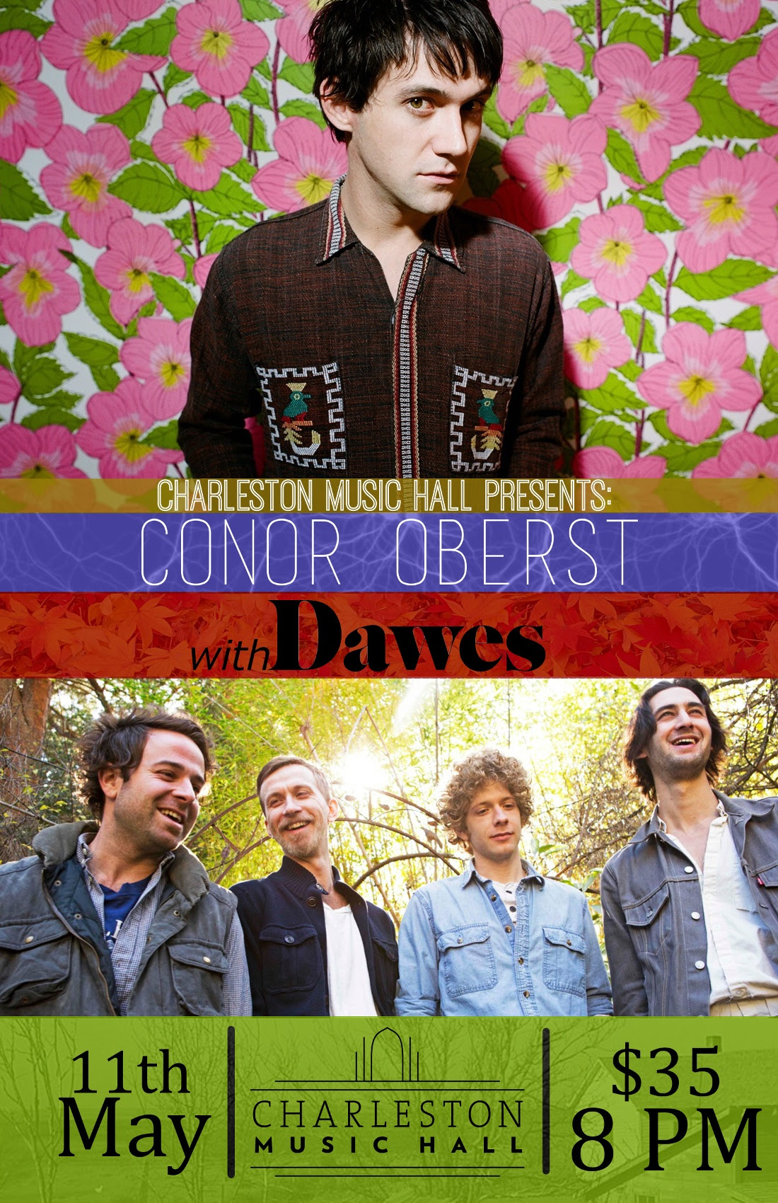 Conor Oberst with Dawes at Charleston Music Hall 