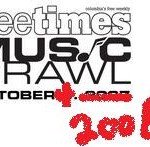 Updated:Awesome Line Up at Music Crawl
