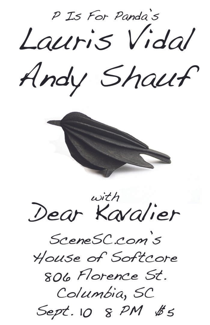 Sept 10: Lauris Vidal, Andy Shauf at House Of Softcore