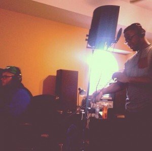 Douggy in the studio.
