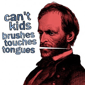 can't kids brushes touches tongues